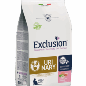 EXCLUSION MONOPROTEIN VET DIET URINARY CAT PORK & PEA AND RICE KG 1,5